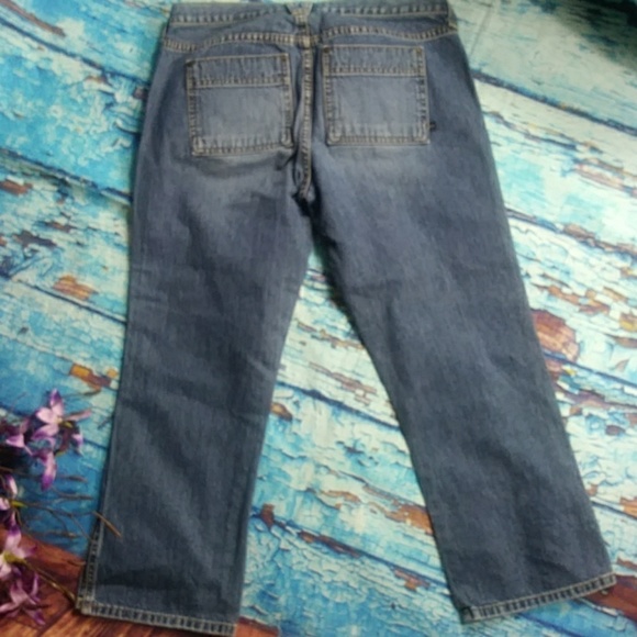 Y2K Abercrombie & Fitch crop women's jeans size 6 - Picture 3 of 5